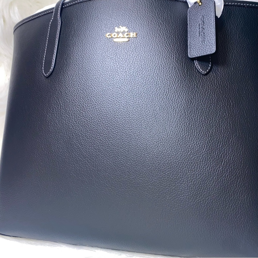 Coach 🖤 leather Tote bag New - Picture 10 of 13